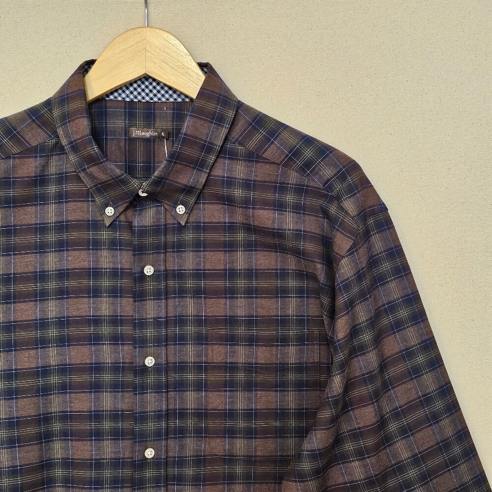 NWT J. McLaughlin Carnegie Shirt Button Down XL